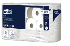 Tork papier toaletowy do dozownika z automatyczną zmianą rolek miękki Premium – 3 warstwy