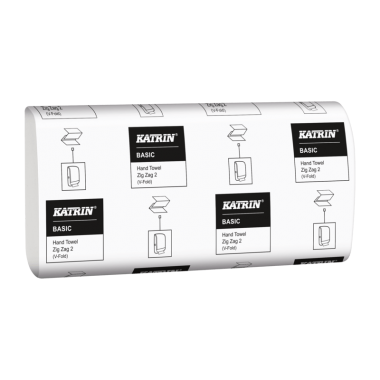 Katrin Ręczniki papierowe składane „V” Katrin Basic Hand Towel Zig Zag 2
