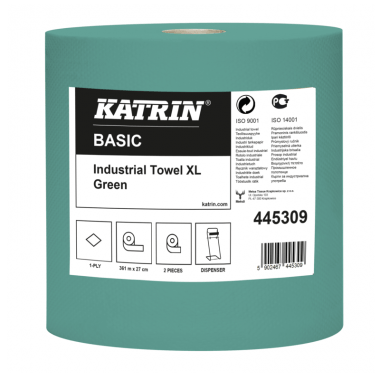 Katrin Czyściwa przemysłowe papierowe Katrin Basic Industrial Towel XL 361 Green