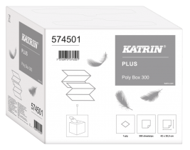 Katrin Czyściwa przemysłowe włókninowe Katrin Plus Poly box 300